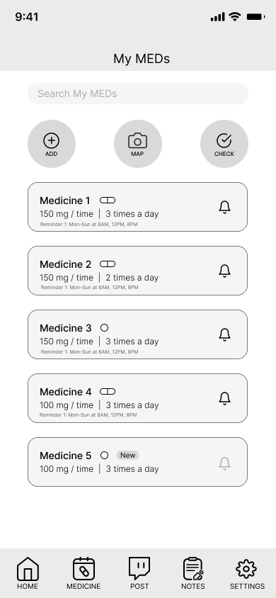 Med List Wireframe2